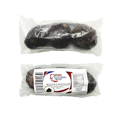 Haitian Chocolate Balls, Cocoa Cacao Balls, 3 Count, 5.29 Oz, 100% Ayisyen