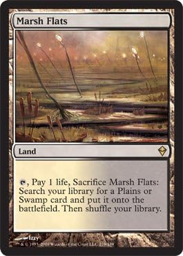 Amazon Co Jp Mtg 英語版 Zen 湿地の干潟 Marsh Flats 土地 レア ゼンディカー マジック ザ ギャザリング ホビー 通販