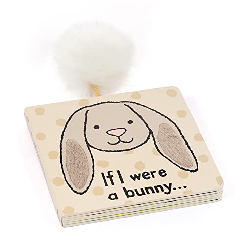 Image of Jellycat If I were a Bunny: A Baby Touch and Feel Board Book, Beige Bunny - Children's Book - Baby Gift