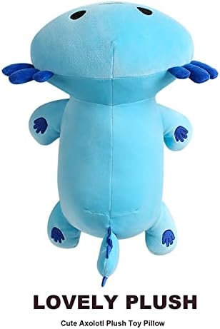 Onsoyours Original Axolotl Plush Cute 13 inch Stuffed Animal Soft Blue Pillow Kawaii Plush Toy Gift for Kids & Adults (Blue Axolotl, 13") - 5