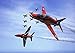 Poster FRECCE Rosse Avion Rouge Royal Air Force 02