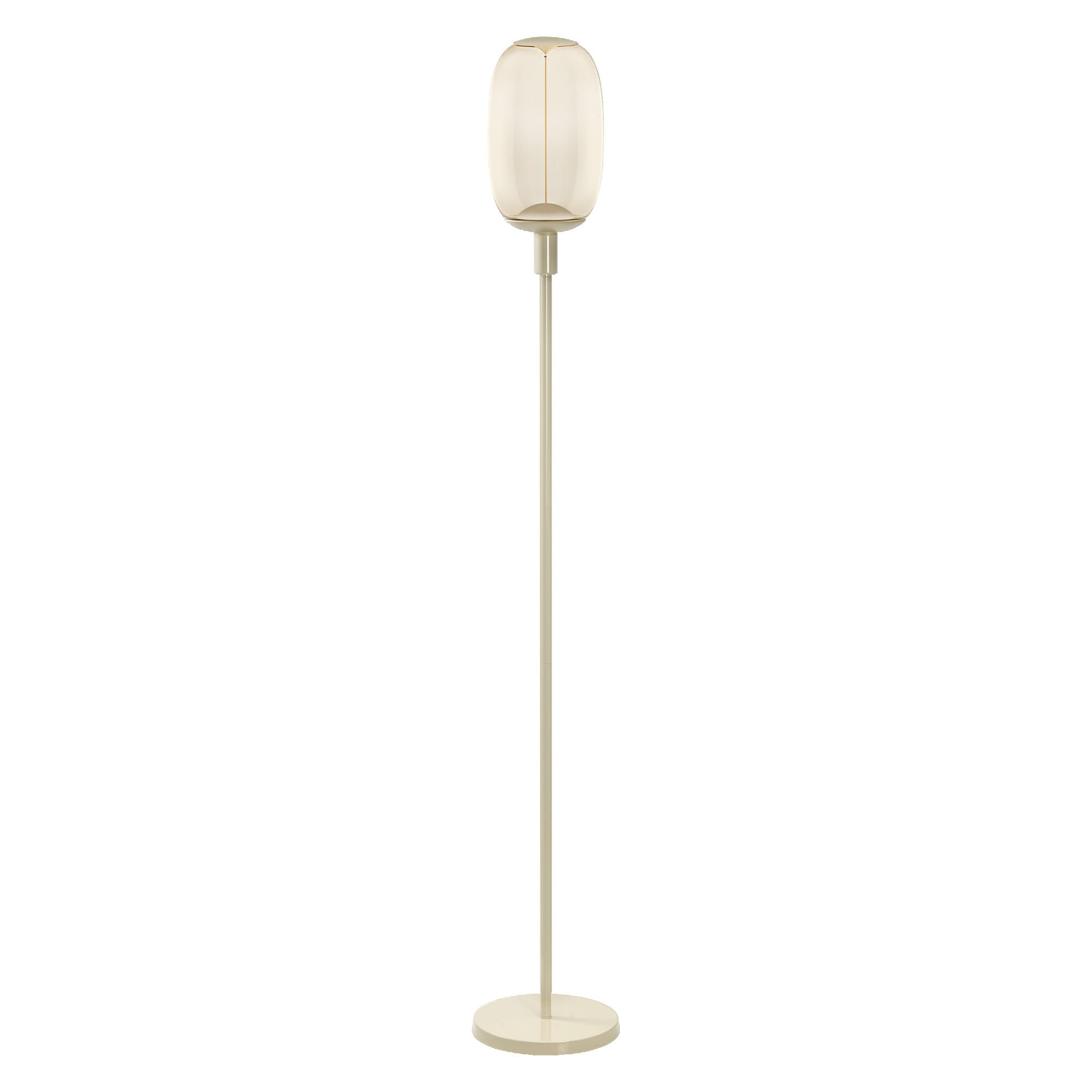 LEDVANCE Dekorative Stehleuchte mit E27-Fassung, großer Ständer (Höhe 146cm), Beige, mit 1.8m Stromkabel, perfekt passende OSRAM 1906 LED Lampe separat erhältlich