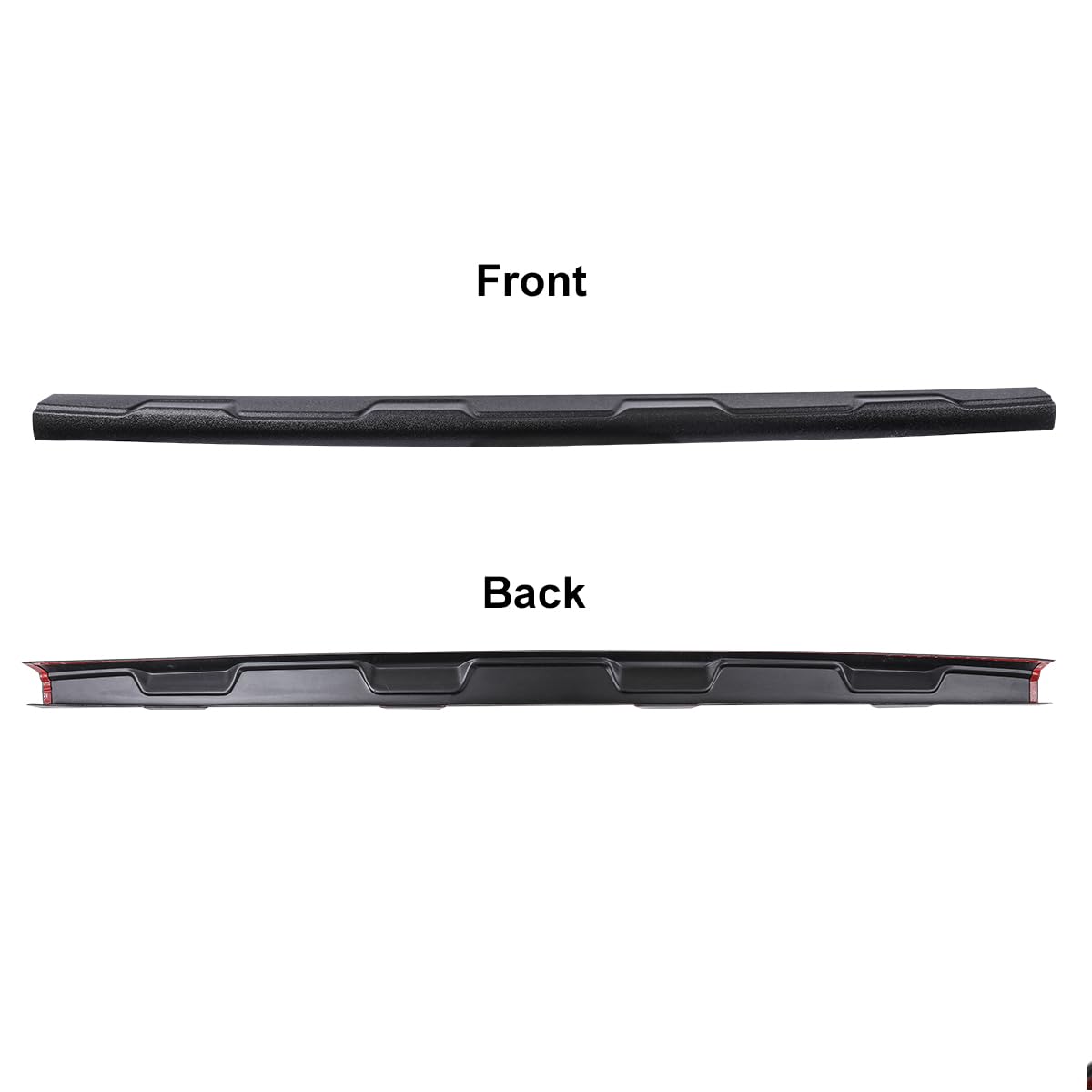 Housse de Protection de seuil de Coffre pour Ford Ranger Wildtrak 2012-2022 Raptor Limited XL XLT T6 T7 T8 MK1 MK2 MK3