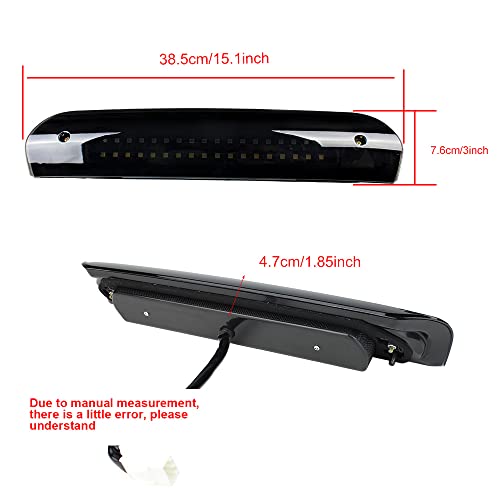 Terceira Luz De Freio Para Dodge Ram 2500 3500 03-09 Stop Luz Branca Vermelha Fumaça Luz Traseira Pa