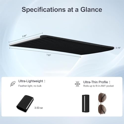 Image of Flexible Silicone Phone Stand, Multi-Angle Adjustable Cell Phone Holder, Portable Phone Stand for Desk, Compatible with iPhone, iPad, Tablet, Laptop, for Home, Office, Gaming (Black)
