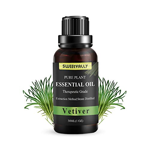 Vetiver Essential Oil - 100% Pure Therapeutic Grade Essential Oil-30ml(1 Floz)