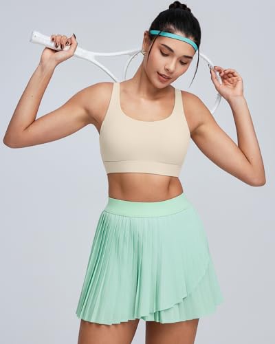 Image of RUNNING GIRL Sports Bra for Women High Support, Molded Cup High Impact Sports Bras with Sewn in Pads Workout Running Bra