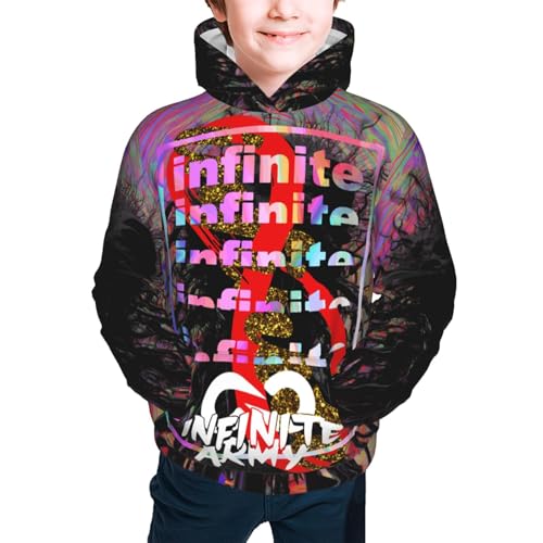 Youth Hooded Sweatshirt Sports Casual Long Sleeve Hoodie For Outdoor Daily