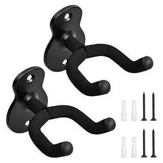 Naapesi Lot de 2 Support Mural Guitare, Crochet de Guitare en Métal pour Guitare avec Éponge de Protection, pour Ukulélé… - Les Beatles, Paul McCartney, John Lennon, RIngo Starr, George Harrison