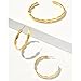 Kendra Scott Brooke Hoop Earrings for Women, Fashion Jewelry, Rhodium-Plated