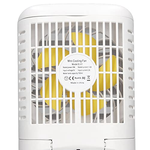 Biitfuu Mini ar condicionado portátil refrigerador de ar usb display externo ventilador de umidifica