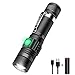 Tactical Flashlight Rechargeable,Super Bright Cree LED Flashlight(Battery Inlcuded),IPX6 Waterproof,Zoomable,Pocket Size Small Flashlight for Hiking,Camping,Emergency