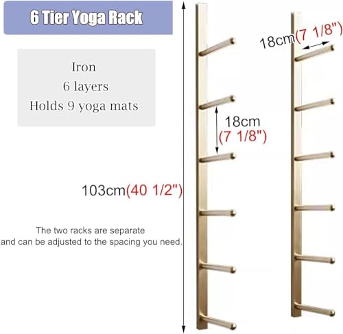 Tapis de yoga encombrant ? Solution gain de place avec support mural