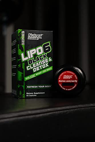 Nutrex Research Lipo-6 Cleanse & Detox For Weight Loss & Digestive Health | 7 Day Fast-Acting Natural Colon Cleanser And Detox For Women & Men | Reduce Bloating, Boost Energy, Ease Digestion #TOP6
