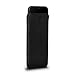 UltraSlim Leather Sleeve Case for iPhone X (Pebble Black)