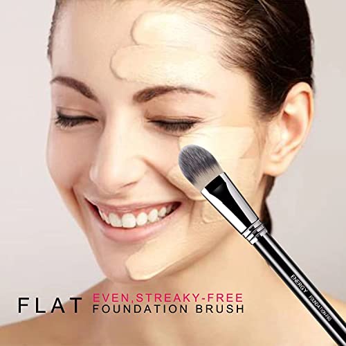 Flat Kabuki Foundation Brush, Foundation Brush For Liquid Makeup Premium Makeup Brushes For Cream Liquid Blush Bronzer Concealer Foundation Powder,Flawless Face Brush #TOP4