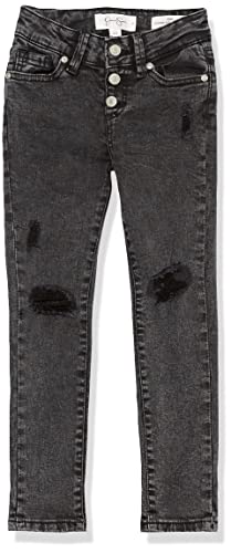 Jessica Simpson Jessica Girls' Jeans, Black Wash, 6
