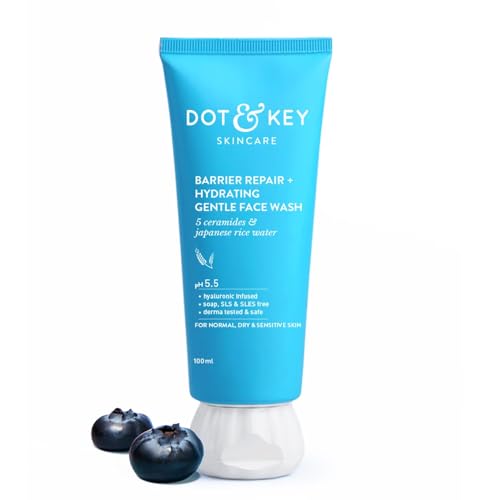 DOT & KEY Barrier Repair + Hydrating Gentle Face Wash With Probio...