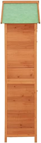 Miniatura 5 de vidaXL Almacenamiento al aire libre, caja de cubierta con puerta, armario de patio, baúl de almacenamiento para cojines al aire libre, almohadas,