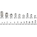 HanTof 747Pcs M2/M2.5/M3/M4/M5/M6/M8 Metric Hex Socket Head Cup Point Set Screws, Allen Head Grub Screws, Internal Hex Drive Headless Set Screws Assortment Kit with 7Pcs Hex Keys, 304 Stainless Steel