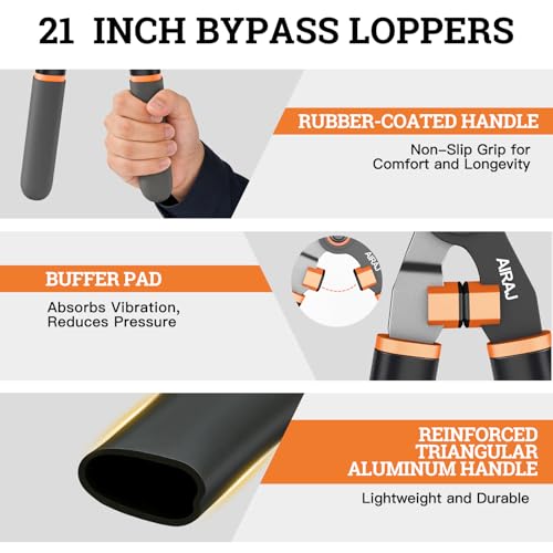 Tijeras para podar 21'' AIRAJ con mango absorbente de impactos miniatura 4