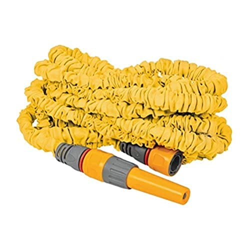 HOZELOCK - Tuyau d'Arrosage Extensible Superhoze 30 M : Tuyau Flexible, s'étire Jusqu'à 3x sa Longueur Initiale, avec 2 Raccords Aquastop assurant une Connexion Étanche, Prêt à l'Emploi [8230A1240]