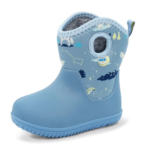 Bottes de neige imperméables enfants pour sorties d'hiver en famille