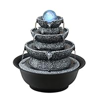 クリスタルファウンテン　木製クリスタルピラミッドライト　インテリアライト Amazon.co.jp: KRISININE 7チャクラ ナチュラルヒーリング球 LED