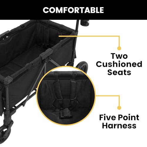 Delta Children - Jeep Evolve Stroller Wagon, Black - image 5