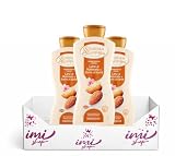 Spuma di Sciampagna Bagnoschiuma Crema Latte di Mandorla e Burro di Karitè, Idratante con Ingredienti Naturali, 650ml, Confezione da 3 o 6 Pezzi (3)
