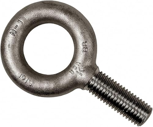 Ken Forging K2001-SS Plain Pattern Eyebolts, 1/4-20" x 1"
