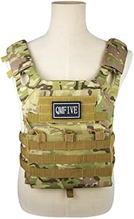 QMFIVE Airsoft Vest, Plate Carrier, JPC Tactical Combat Vest Military Wargame Molle Plate Carrier Outdoor Uniform Combat Gear