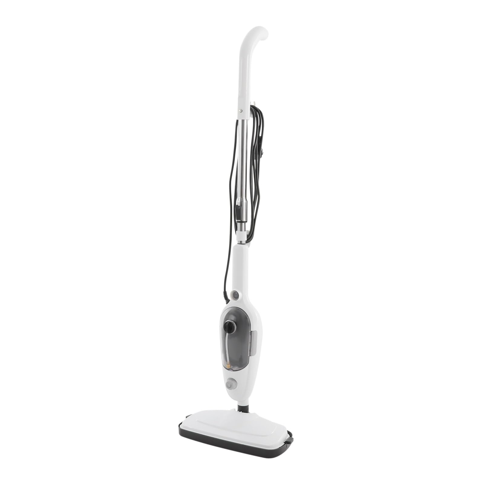 Dampfreiniger Komplett-Set 1300W mit transparentem Wassertank | Multifunktionaler Dampfmopp Bodenreiniger inkl. Bodendüse, Dampfdüse & Mopp für Fliesen & Böden