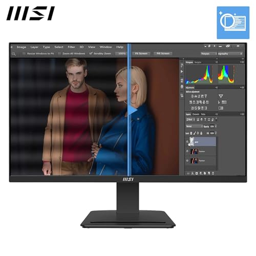 Image of MSI PRO MP273Q E7 27-Inch WQHD Computer Monitor, 2560x1440 IPS, 75Hz, 1ms, Eye Care, Tilt Adjustable, Vesa Mount, Black