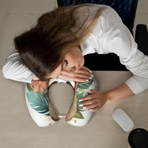 Almohada espuma viscoelástica tamaño mediano para viaje miniatura 7