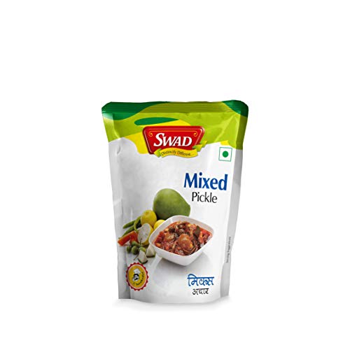 SWAD Delicious and Tangy Mango, Lemon, Green Chillies, Carrot, Kerda Mixed Pickle/ Mixed Achar - 200 gm (Pack of 8) (B0BWJXYQJ3) Amazon Price History, Amazon Price Tracker