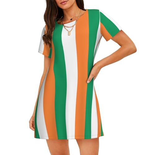 Chemise de nuit irlandaise en coton léger pour des soirées cocooning