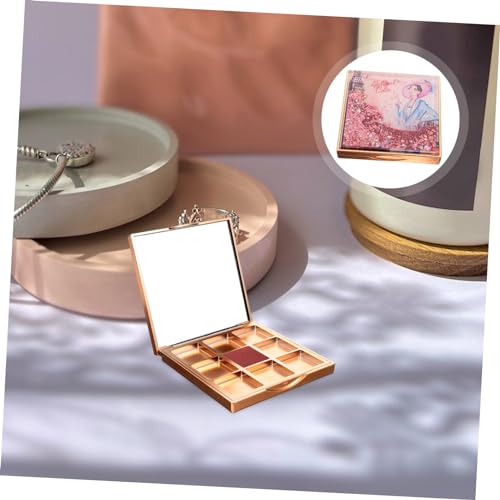 Palette de maquillage vide à compartiments et sequins mouvants de style