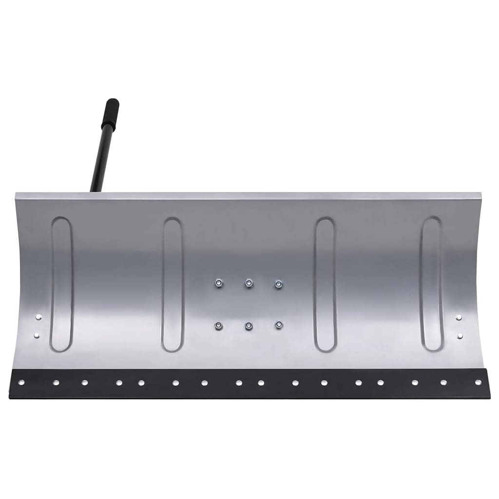 vidaXL Schneeschild für Rasentraktor Rasenmäher mit Adapter Anbausatz 3 Winkeleinstellungen Räumschild Schneepflug Schneeschieber 100cm