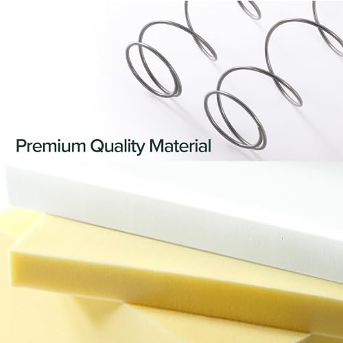 Image of Zinus 6 Inch Foam and Spring RV Mattress, Short Queen Size for RVs, Campers & Trailers, Mattress in A Box, White