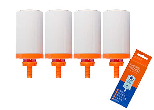 Vela Para Filtro De Barro Tripla Ação Cristalina Kit 4 Un