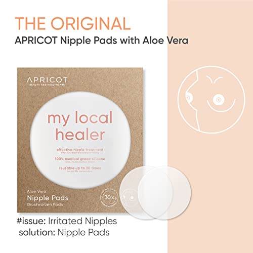 APRICOT Nipple Pads with Organic Aloe Vera for Effective Nipple