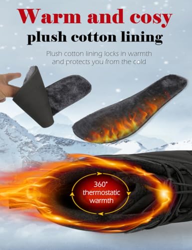 Unisex Mens Womens Barefoot Winter Hiking Snow Boots | Non-Slip Zero Drop Sole | Wide Toe Box | Warm Fur Lined2