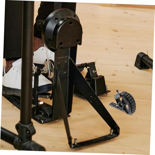 Pedal de Bombo Simple Vaguelly Versátil con Doble Cadena miniatura 4