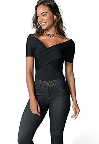 Body Marilyn DeMillus 98227 Preto Cor:Preto;Tamanho:44