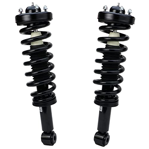 Image of Detroit Axle - Front Struts + Upper Control Arms w /Ball Joints Replacement for 2007-2013 Ford Expedition Lincoln Navigator - 4pc Set