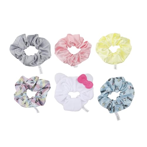 Chouchous Hello Kitty & Friends en tissu pour styliser vos coiffures d'école et de bureau