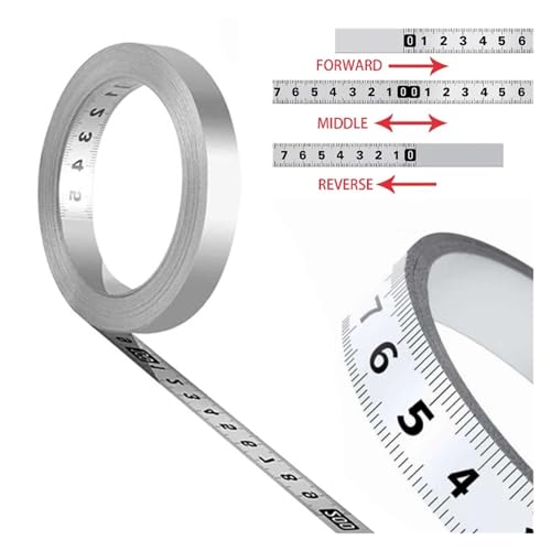 Cinta Métrica Adhesiva Acero Inox 5 m miniatura 3