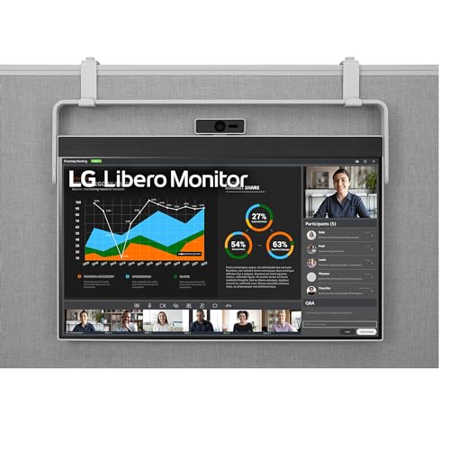 LG Electronics Libero 27BQ70C-S Moniteur Polyvalent 27" - Dalle IPS résolution QHD (2560x1440), 5ms GtG 75Hz, HDR 10, sRGB 99%, inclinable, USB-C (65W), Haut-parleurs, Webcam Full HD Amovible
