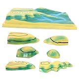 Prend diverses méthodes d'apprentissage : l'aide pédagogique à la carte terrain est compatible avec diverses approches pédagogiques, notamment la préparation aux études et les projets de scientifique, modèle de carte terrain pour l'éducation, la carte topographique classe